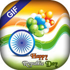 Republic Day GIF 2018 -  26 Jan Greetings GIF icon