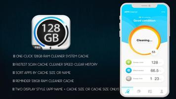 128 GB RAM Booster: Ram Expander - Ram Cleaner Pro Affiche