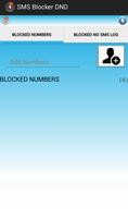 SMS BLOCKER DND تصوير الشاشة 1