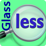 ”GlassLess - Big fonts