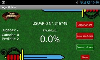 Truco Argentino Online Ekran Görüntüsü 1
