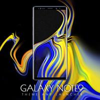 Galaxy note 9 plus theme ポスター