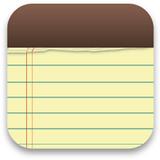 Notizblock-ColorNote mit Erinn Zeichen