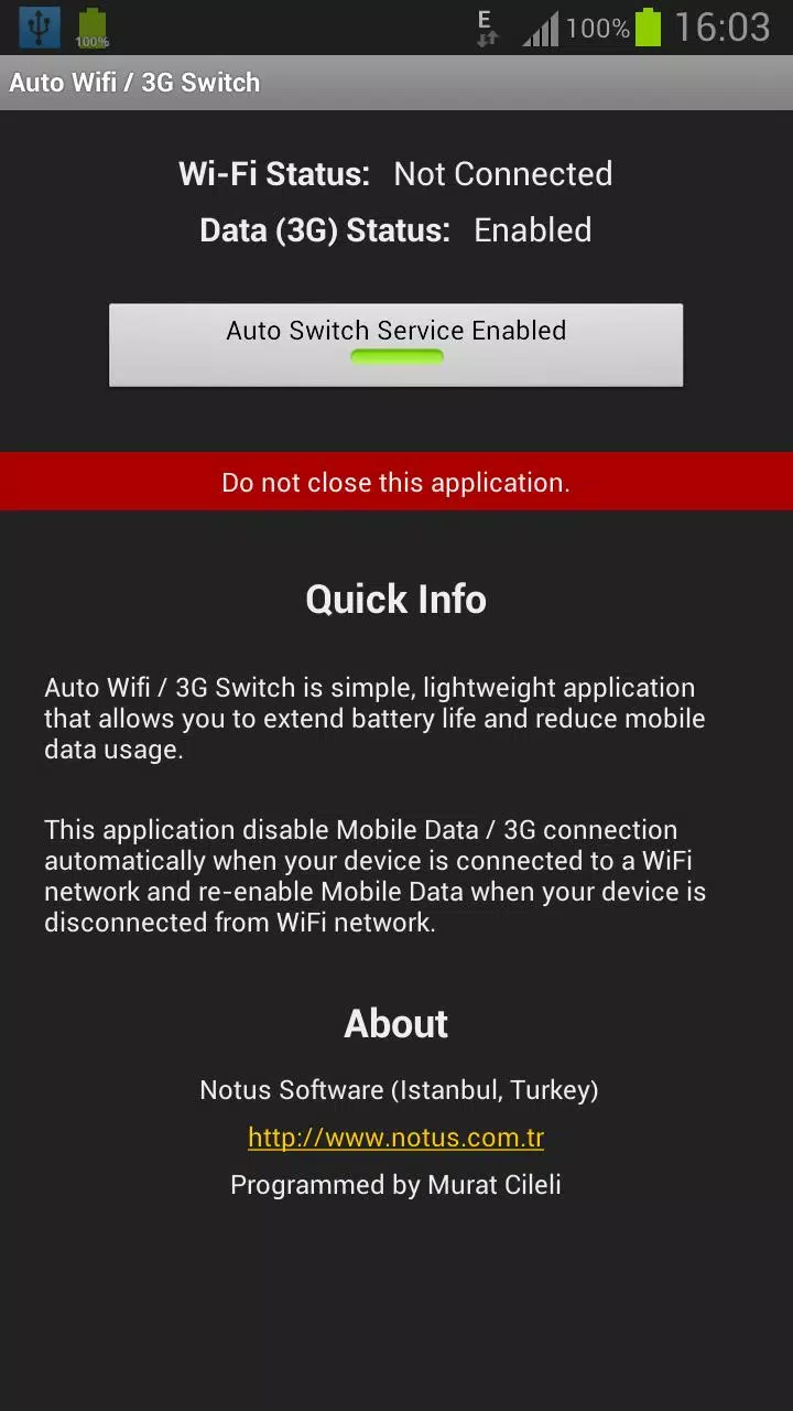 Auto WiFi / 3G Switch APK for Android Download