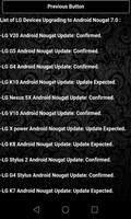 Nougat Update LG Guide screenshot 1