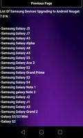 Nougat update Samsung guide capture d'écran 1