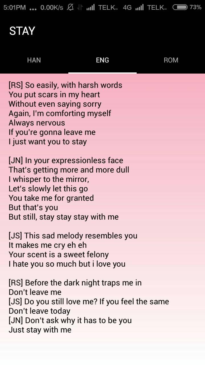 Stay Blackpink Lyrics : BlackPink - Stay + Colour Coded Lyrics; Han/Rom