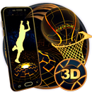 Neon Tech koszykówka temat 3D aplikacja