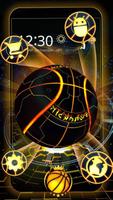 Neon Tech Basketball 3D Theme imagem de tela 2