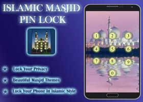 Islamic Masjid Pin Lock Affiche