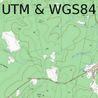Topografía UTM icono