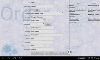 برنامه‌نما Northwind UI example عکس از صفحه