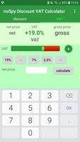 noSpy Discount VAT Calculator screenshot 3