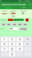 noSpy Discount VAT Calculator screenshot 1