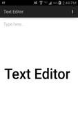 Text Editor Affiche