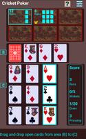 Cricket Poker Card Puzzle syot layar 1