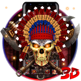 3d Nativ American Skull иконка