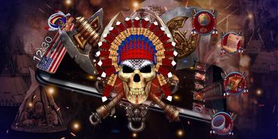 3d Nativ American Skull Ekran Görüntüsü 3