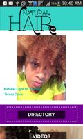 Natural Hair Styles Free App poster