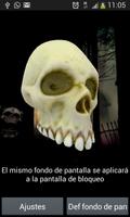 Skull 3D Live Wallpaper الملصق