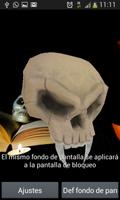 Skull 3D Live Wallpaper تصوير الشاشة 1