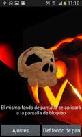 Skull 3D Live Wallpaper تصوير الشاشة 2