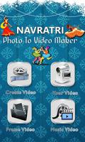 Navratri Garba Video Maker poster
