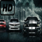 Icona Muscle Cars Race Wallpaper