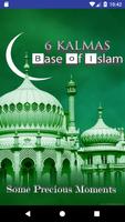 6 Kalmas (Base of Islam) Affiche