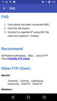 1 Schermata WiFi FTP (WiFi File Transfer)