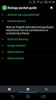 Biology pocket guide تصوير الشاشة 2