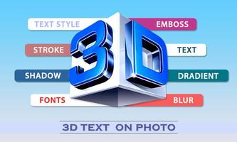 3D Text Maker Poster