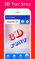 برنامه‌نما 3D Text Maker عکس از صفحه