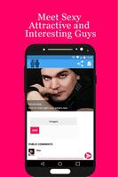 Gay Meet Chat : LGBT Boys Chat – Men Dating App Affiche