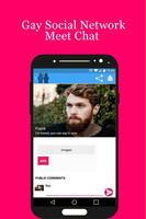Gay Meet Chat : LGBT Boys Chat – Men Dating App capture d'écran 2