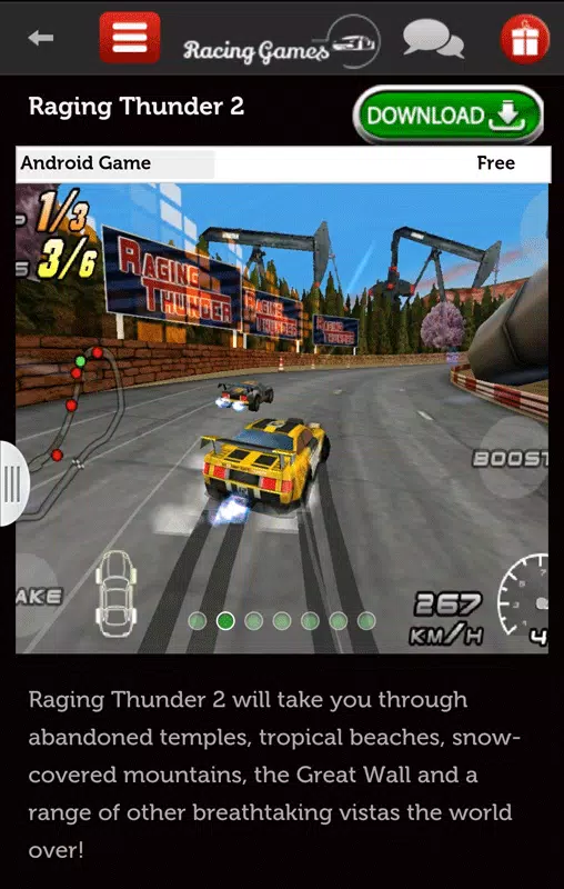 Android 用の レースゲーム Apk をダウンロード