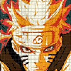 Naruto Color By Number : Pixel Art APK Herunterladen