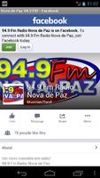 Radio Nova de Paz 94.9 FM تصوير الشاشة 3