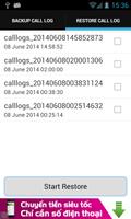 Cloud Call Log Backup &Restore captura de pantalla 1