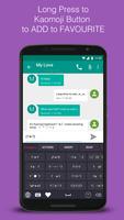 برنامه‌نما Kaomoji Keyboard عکس از صفحه