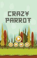 Crazy Parrot الملصق