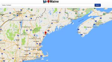 Maine Map capture d'écran 1