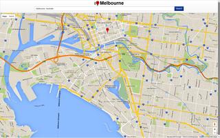 Melbourne Map syot layar 3