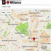 Milano Simply Map Plakat
