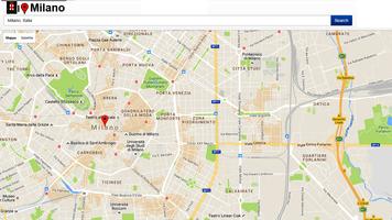 Milano Simply Map captura de pantalla 1