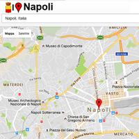 Napoli Simply Map โปสเตอร์