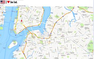 New York City map syot layar 2
