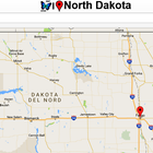 North Dakota Map ikona