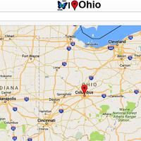 Ohio Map 海報