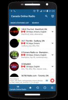 2 Schermata OnLine Radio Canada - Live Canadian Radio Recorder